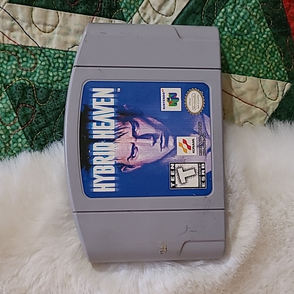N64 Nintendo 64 Hybrid Heaven Vintage Video Game